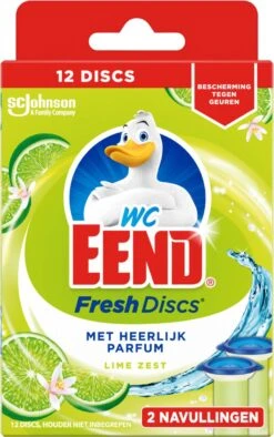 WC Eend Fresh Discs Navul Duo Lime 72 Ml -Schoonmaakmiddelen Korting 752x1200