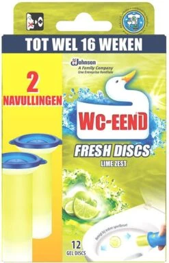 WC Eend Fresh Discs Navul Duo Lime 72 Ml -Schoonmaakmiddelen Korting 773x1200 2