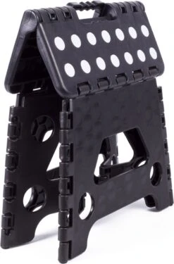 Opvouwbare Kruk - Keukentrap - Zwart 12 Opvouwbare Kruk - Keukentrap - Zwart -Schoonmaakmiddelen Korting 791x1200