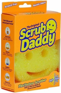 Scrub Daddy Schuurspons - Krasvrij Schoonmaken - Inclusief The Pink Stuff Paste -Schoonmaakmiddelen Korting 794x1200 1