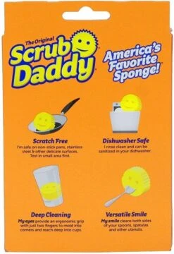 Scrub Daddy Schuurspons - Krasvrij Schoonmaken - Inclusief The Pink Stuff Paste -Schoonmaakmiddelen Korting 824x1200 2