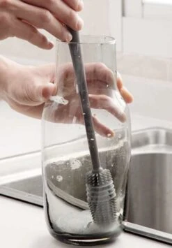 Merkloos Afwasborstel Voor Lange Glazen - Siliconenborstel Lange Glazen - Baby Flessenborstel - Duurzame Afwasborstel - Siliconen Afwasborstel -Schoonmaakmiddelen Korting 834x1200 1