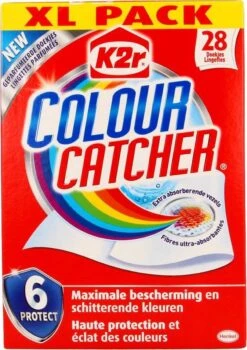 K2r Colour Catcher - Anti Kleurdoorloopdoekjes - Kleurbeschermer - 28 Stuks -Schoonmaakmiddelen Korting 846x1200