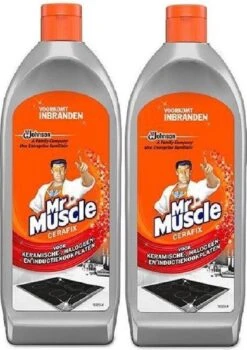 Nieuwe Producten 17 Mr. Muscle - Cera-Fix Voor Keramische - Halogeen En Inductie Kookplaten - Kookplaatreiniger - 2 X 200 Ml