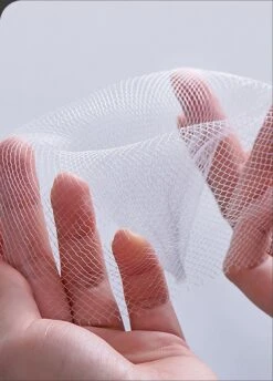 Merkloos Gootsteen Organizer - Gootsteen Afval Netje - Gootsteenontstopper -Gootsteen Zeef Netto- Sink Filter Rack Anti-Blokkeren Wegwerp-Fijne Mesh Filter Aanrecht Zeef Mesh Tas Voor Keuken- Spoelbak - Incl. 50 Netjes -Schoonmaakmiddelen Korting 862x1200