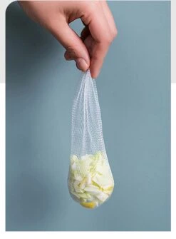 Merkloos Gootsteen Organizer - Gootsteen Afval Netje - Gootsteenontstopper -Gootsteen Zeef Netto- Sink Filter Rack Anti-Blokkeren Wegwerp-Fijne Mesh Filter Aanrecht Zeef Mesh Tas Voor Keuken- Spoelbak - Incl. 50 Netjes -Schoonmaakmiddelen Korting 886x1200 2