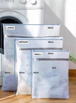 Merkloos Laundry Bag | Waszak | Set Van 4 Waszakken Met Rits | Transparant | Wasnet | Waszakjes | Vakantie Als Kledingsorteerder | Groot Formaat | Laken/schoenen/bh/ondergoed/kleding -Schoonmaakmiddelen Korting 886x1200