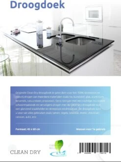 Droogdoek Set 2 Droogdoeken + 2 Microvezel Schoonmaakdoeken -Schoonmaakmiddelen Korting 897x1200 7