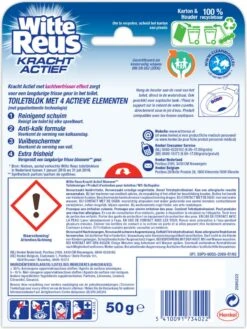 Witte Reus Kracht Actief Toiletblok - Bloesem - WC Blokjes Voordeelverpakking - 10 Stuks -Schoonmaakmiddelen Korting 900x1200 16