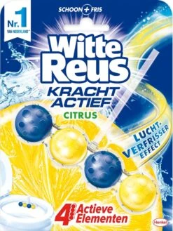 Witte Reus Kracht Actief Toiletblok - Citrus - WC Blokjes Voordeelverpakking - 10 Stuks -Schoonmaakmiddelen Korting 900x1200 19