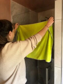 Microvezelstore.nl - Droogdoek Badkamer - Quick Dry / Fastdry Droogdoek - Groot 60x90cm - Groen -Schoonmaakmiddelen Korting 900x1200 25