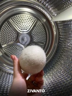 Drogerballen - Droogballen Voor Wasdrogers - Wasdrogerballen, Wasbollen & Wasballen - 100% Diervriendelijk, Duurzaam & Herbruikbaar - Duurzaam Cadeau - Energie Besparen - RWS Wol & Zero Waste - 6 Stuks Van Zivanto -Schoonmaakmiddelen Korting 900x1200 3