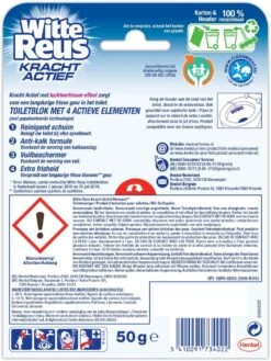 Witte Reus Kracht Actief Toiletblok - Bloesem - WC Blokjes Voordeelverpakking - 10 Stuks -Schoonmaakmiddelen Korting 901x1200 6