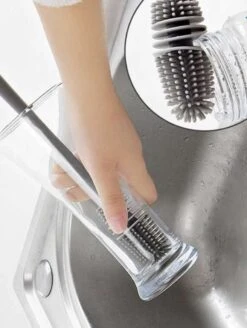 Merkloos Afwasborstel Voor Lange Glazen - Siliconenborstel Lange Glazen - Baby Flessenborstel - Duurzame Afwasborstel - Siliconen Afwasborstel -Schoonmaakmiddelen Korting 905x1200