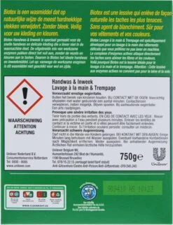 Biotex Waspoeder Handwas & Inweek - 750 Gram -Schoonmaakmiddelen Korting 920x1200