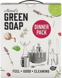 Marcel's Green Soap Dinner Pack - 1 X 1 Box -Schoonmaakmiddelen Korting 947x1200 3