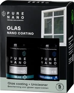 PURE NANO Glas - Nano Coating Voor 5 Jaar Heldere Ramen Met Minder Schoonmaakwerk - 250 Ml -Schoonmaakmiddelen Korting 956x1200 3