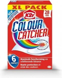 K2r Colour Catcher - Anti Kleurdoorloopdoekjes - Kleurbeschermer - 28 Stuks -Schoonmaakmiddelen Korting 958x1200