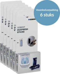 Geberit DuoFresh Sticks - 48 Stuks - Voordeelverpakking - Toilet/WC Blokjes Inbouwreservoir -Schoonmaakmiddelen Korting 978x1200